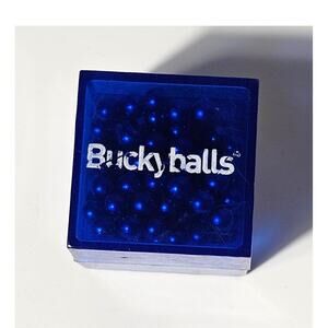 Original Buckyballs Blue Metallic Color with Box